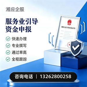 济宁服务业引导资金申报服务