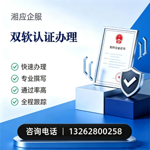 济宁双软认证申报服务