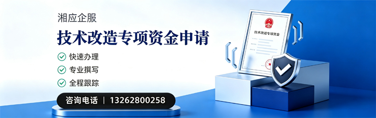 济宁技术改造专项资金申报服务