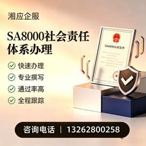 济宁SA8000社会责任体系认证服务