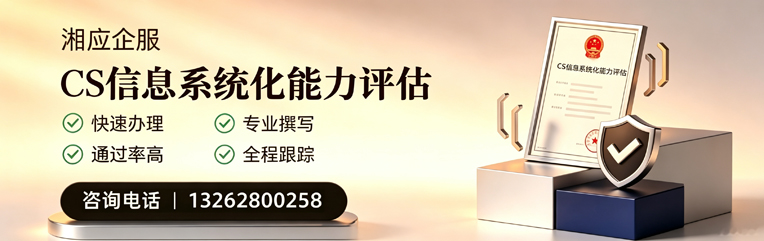 济宁CS信息系统化能力评估申报服务